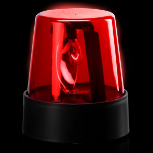 7 Inch Police Beacon Light in Red