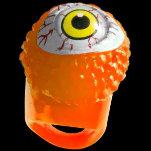 LED Flashing Eyeball Ring -Orange