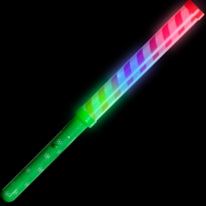12" Light-Up Candy Cane Stripe Wand