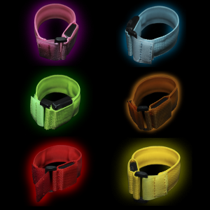 9.5" LED Fabric Bracelet