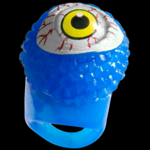 LED Flashing Eyeball Ring -Blue