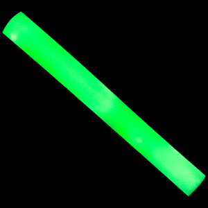 LED Light-Up Foam Stick Baton Supreme- Green