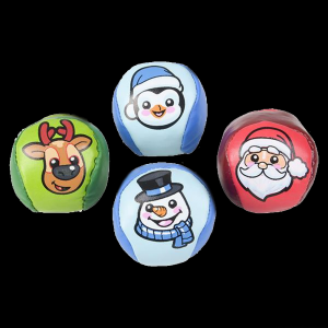 2" Christmas Kickball- Assorted