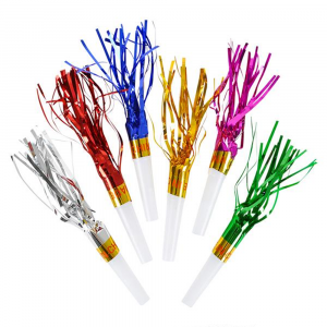 7" Fringed Noisemaker- Assorted