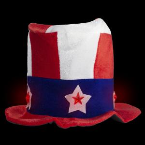 LED Light-Up Patriotic USA Hat