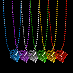 33" Beer Mug Mardi Gras Beads