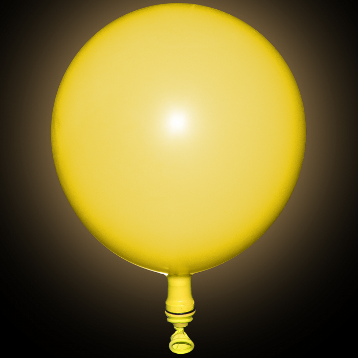 LED Light Up 14 Inch Blinky Balloons - Yellow