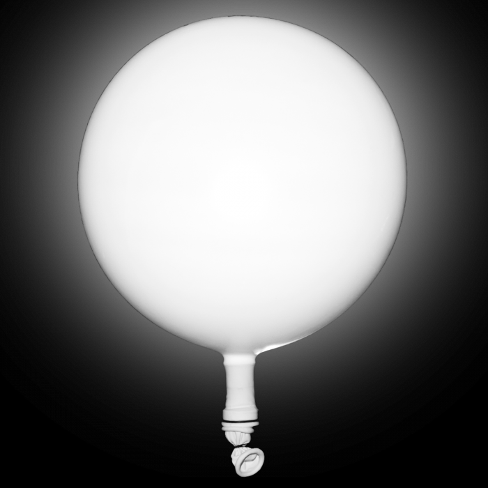 LED Light Up 14 Inch Blinky Balloons - White