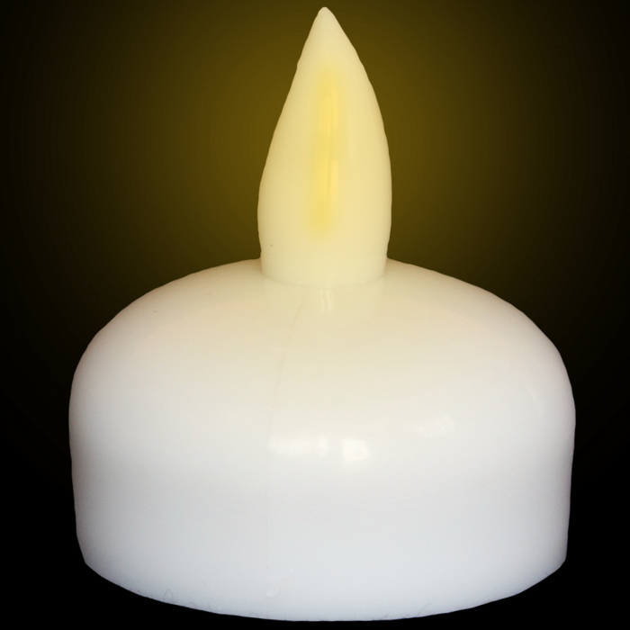 Light Up Waterproof LED Tea Lights- Yellow