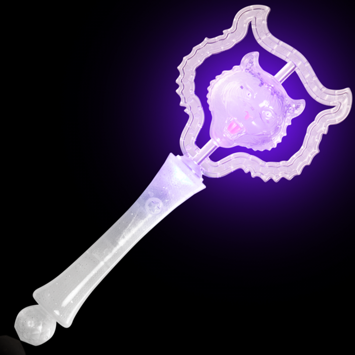 10" Light-Up Glitter Tiger Wand