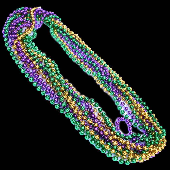 33" Mardi Gras Beads (12pcs/pack)