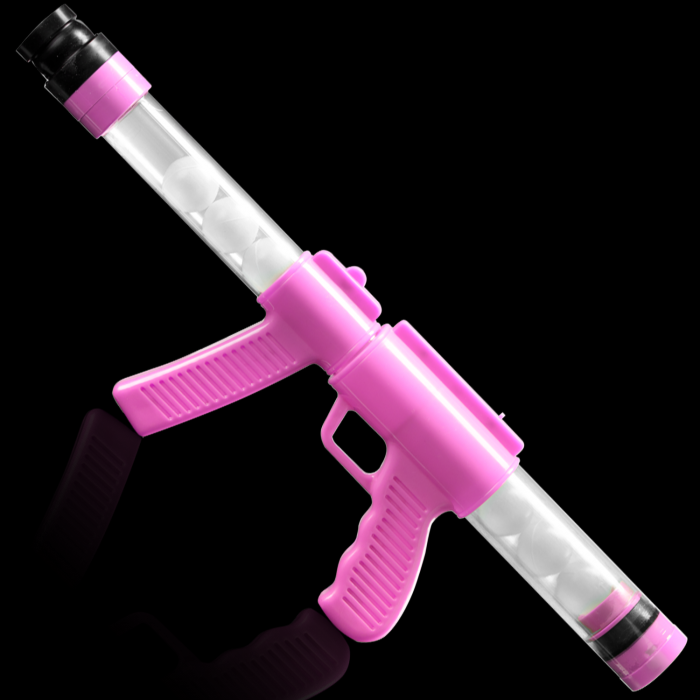 19'' Glow In The Dark Moon Blaster Gun, Pink