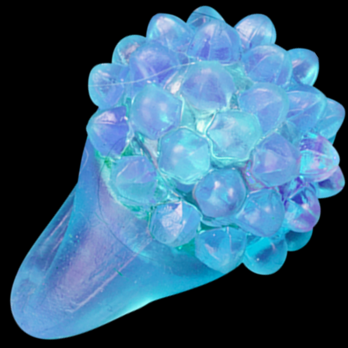 LED Flashing Bumpy Ring- Blue