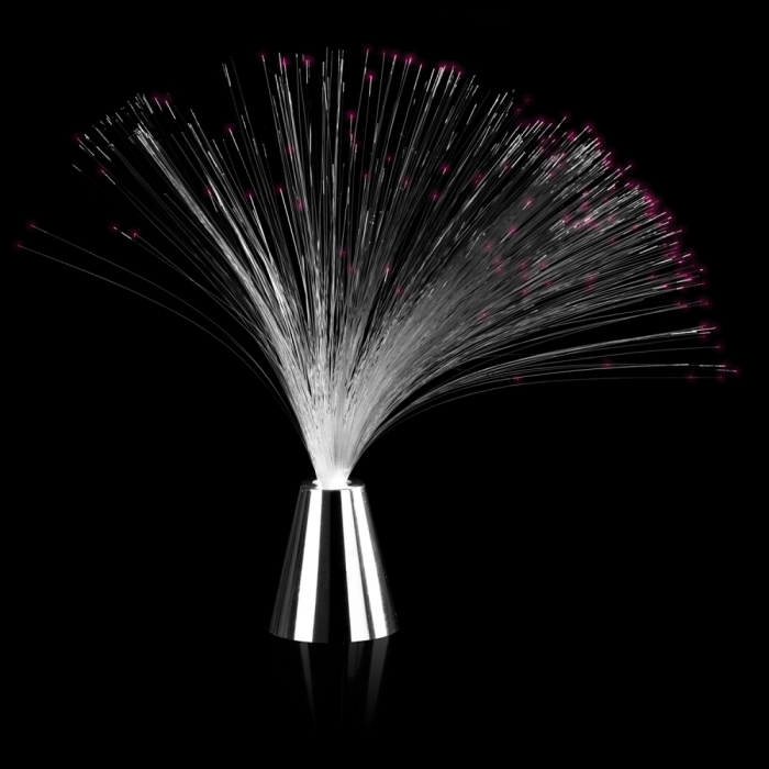 LED Flashing Fiber Optic Lamp - Color Changing