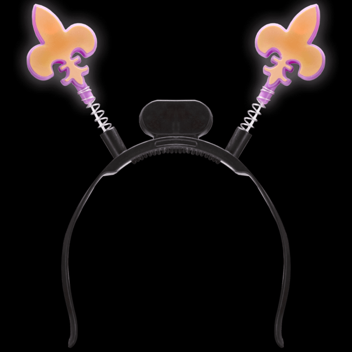 Light-Up Mardi Gras Head Boppers
