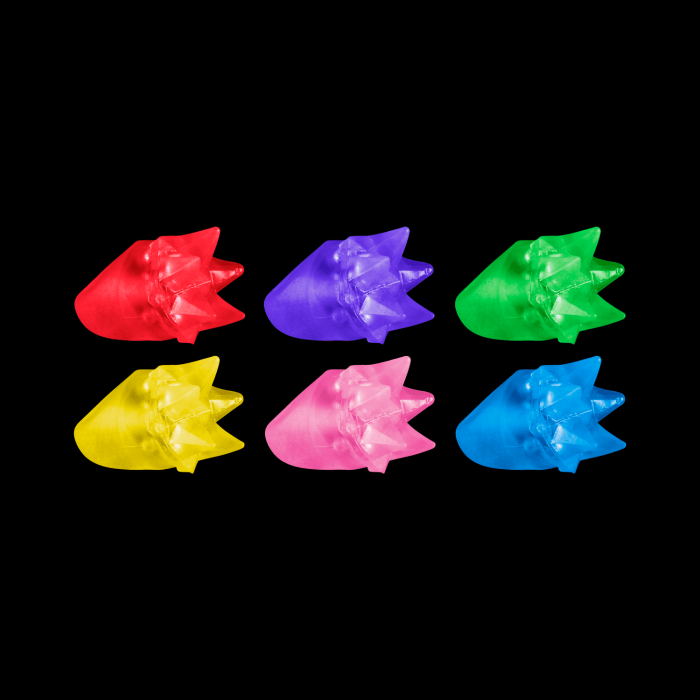 LED Flashing Spike Rings