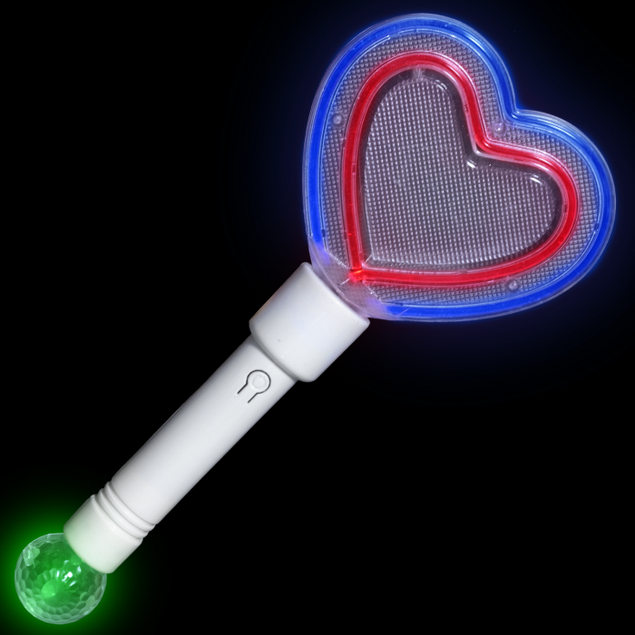 Rave Lights Party Heart Wand