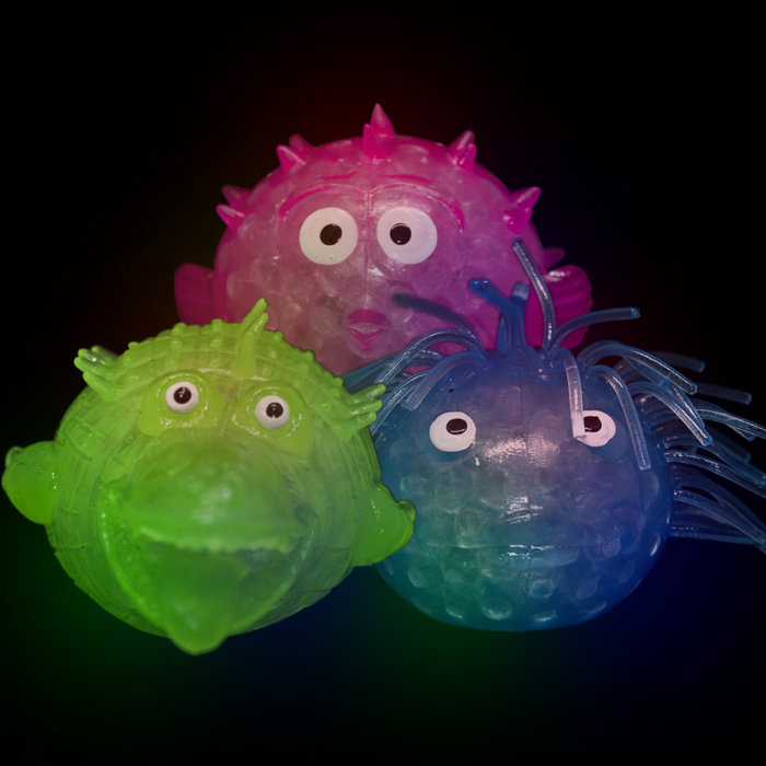 Light-Up Squeezy Bead Aquatic Animals