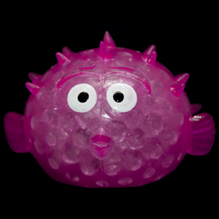 Light-Up Squeezy Bead Aquatic Animals- Pink
