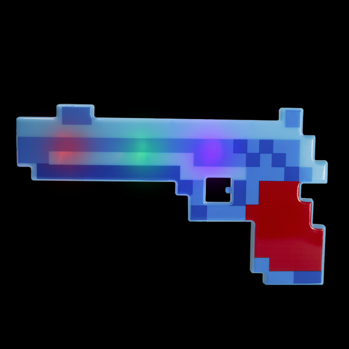 10" LED Light-Up Pixel Pistol