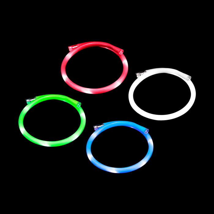 20" Light-Up Flashing Tube Necklace