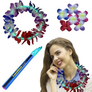 22 Inch Glow Leis - Aqua