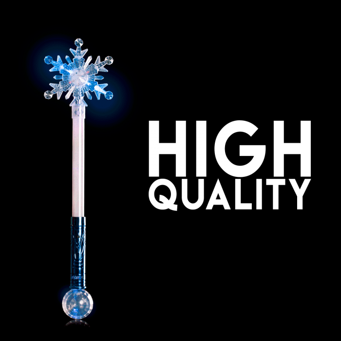 21" Snowflake Magic Ball Wand