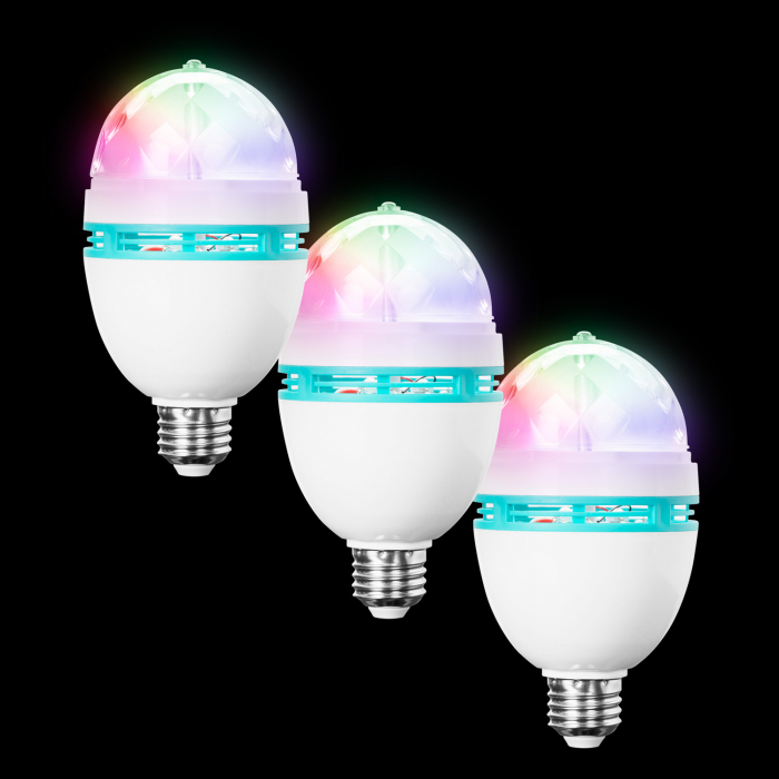 Rotating Disco Ball LED Light Bulb
