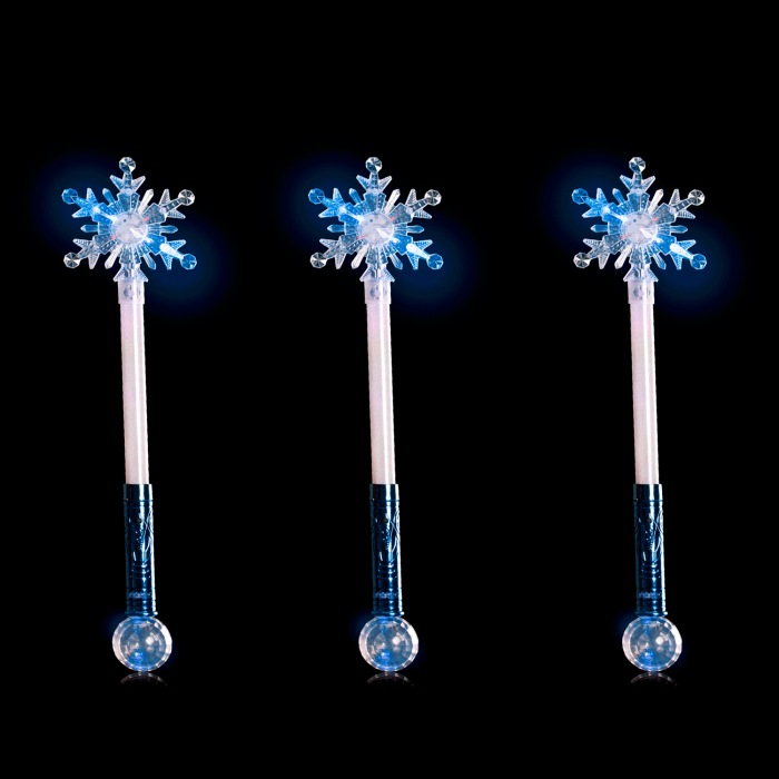 21" Snowflake Magic Ball Wand