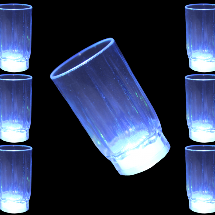 LED Flashing Shot Glass - 2 oz