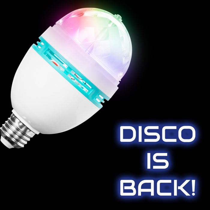 Rotating Disco Ball LED Light Bulb