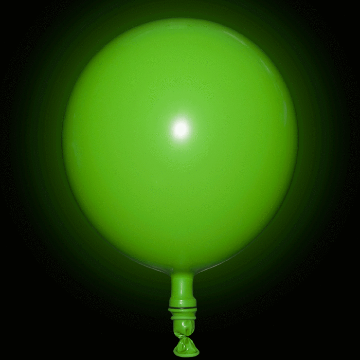 LED Light Up 14 Inch Blinky Balloons - Green