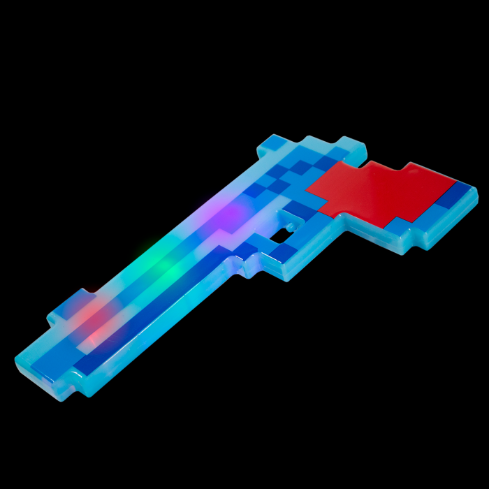 10" LED Light-Up Pixel Pistol
