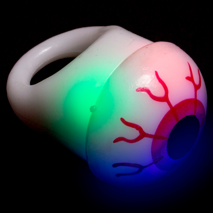 Halloween Flashing Eyeball Ring