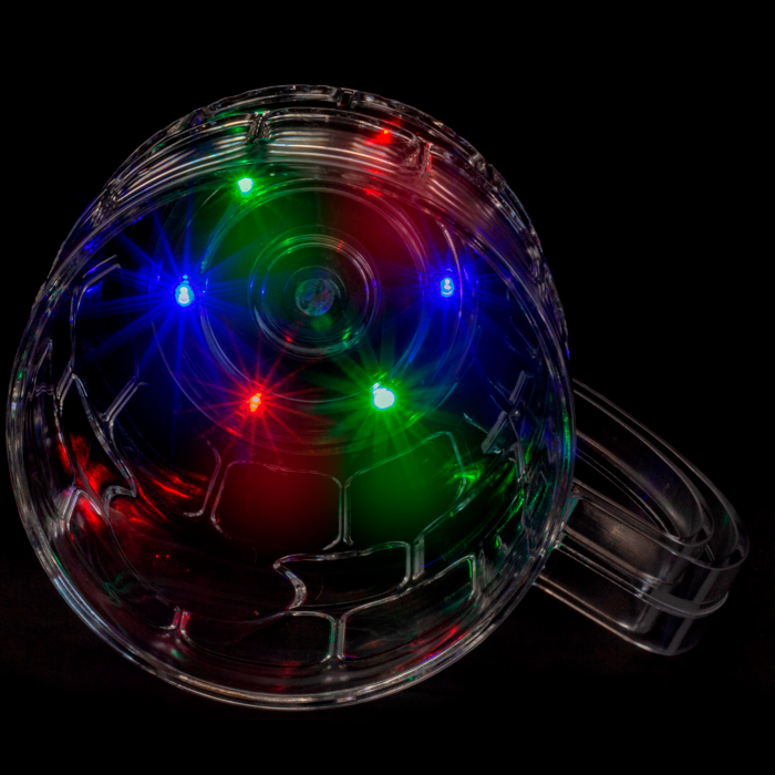 LED Flashing 16oz Beer Mug
