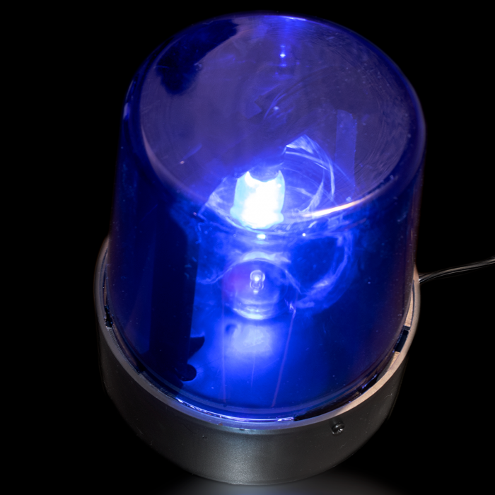 7 Inch Police Beacon Light in Blue