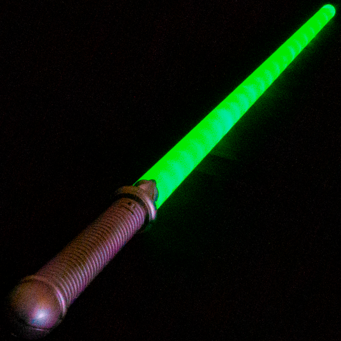 LED Light-Up 28 Inch Magic Sword - Green