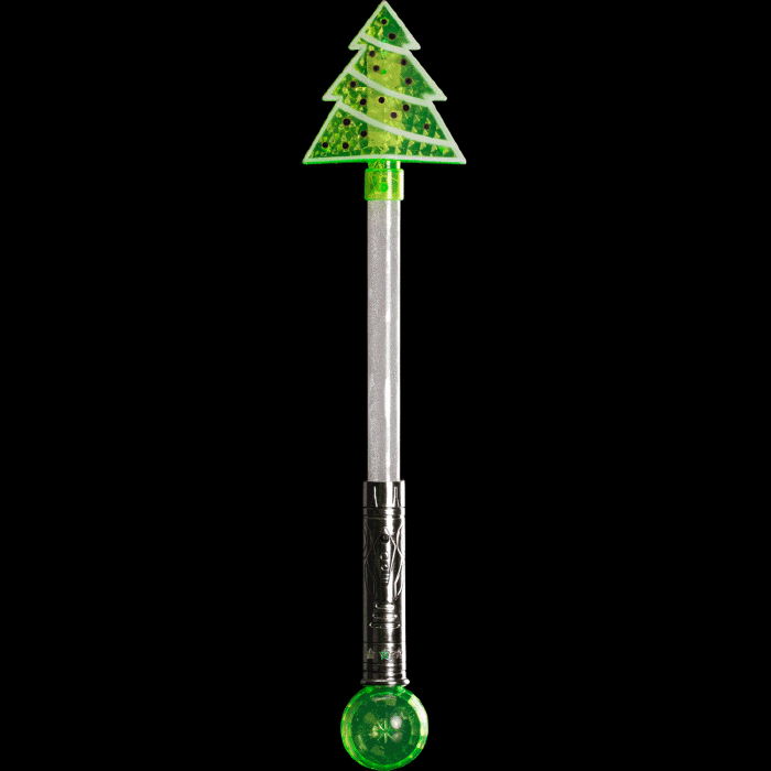 21" Light-Up Christmas Tree Magic Ball Wand 