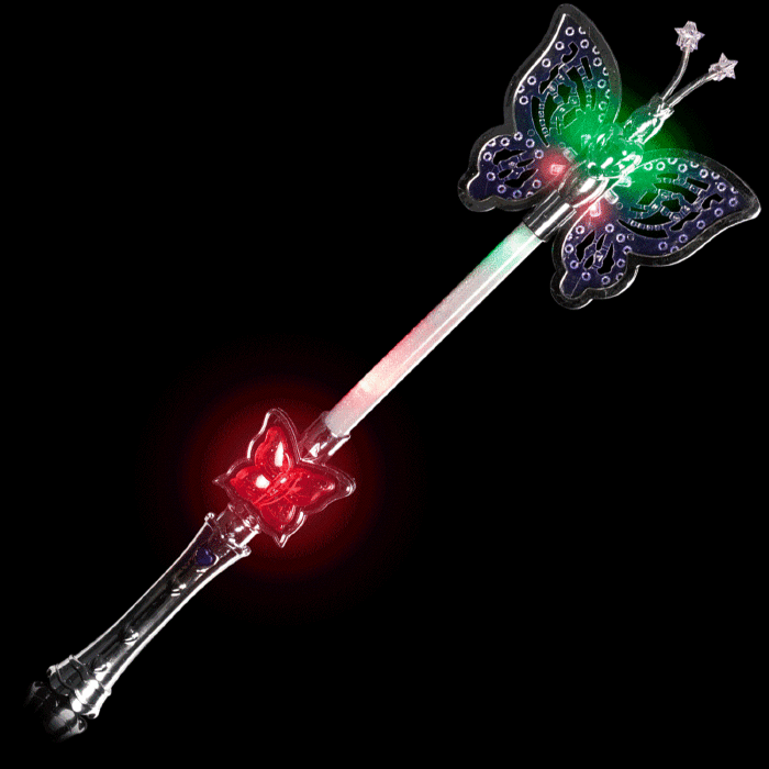 16" Light-Up Butterfly Wand
