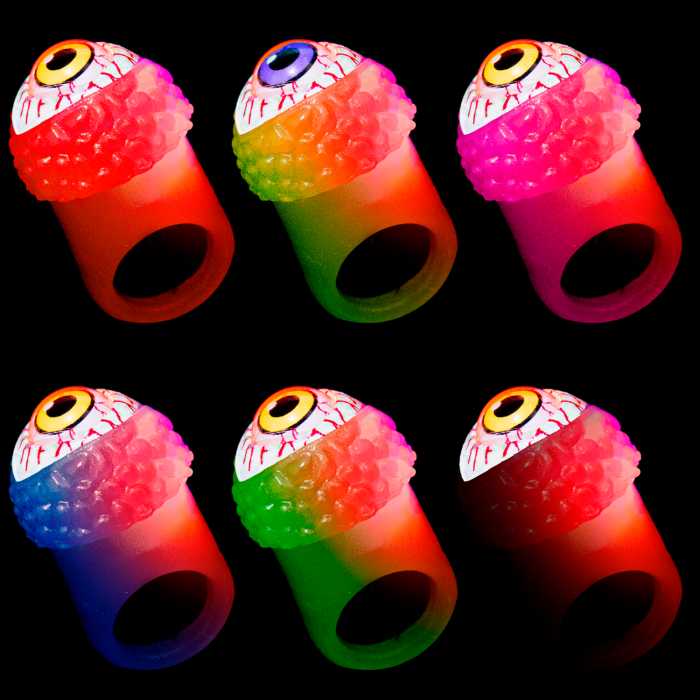 LED Flashing Eyeball Rings