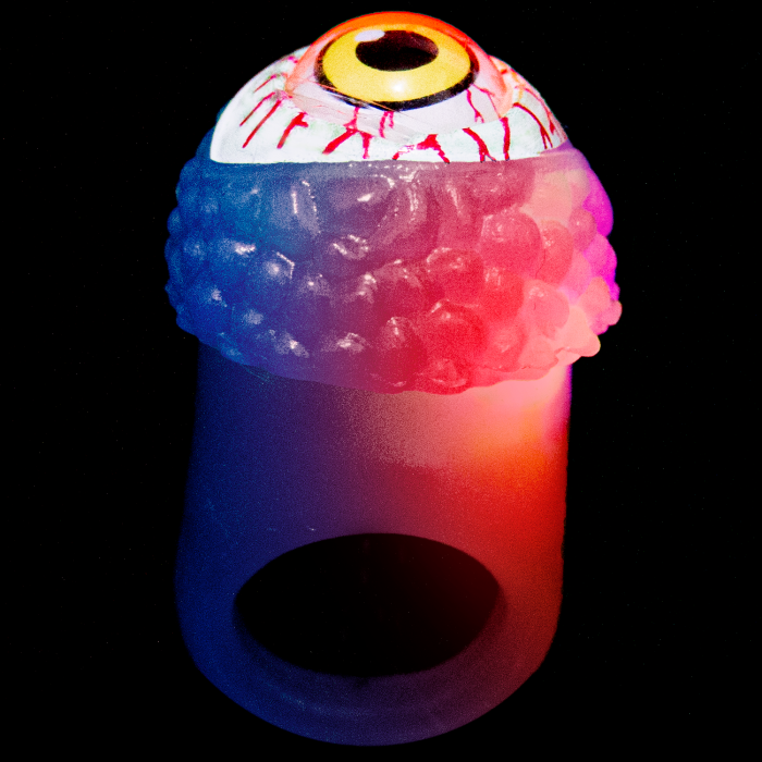 LED Flashing Eyeball Ring -Blue