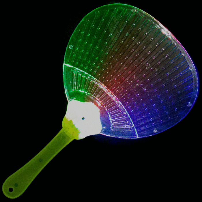 LED Light Up Flashing Fan
