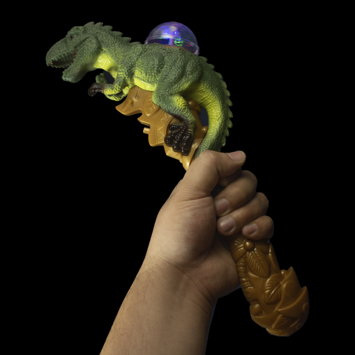 13" Light-up T-Rex Dome Wand