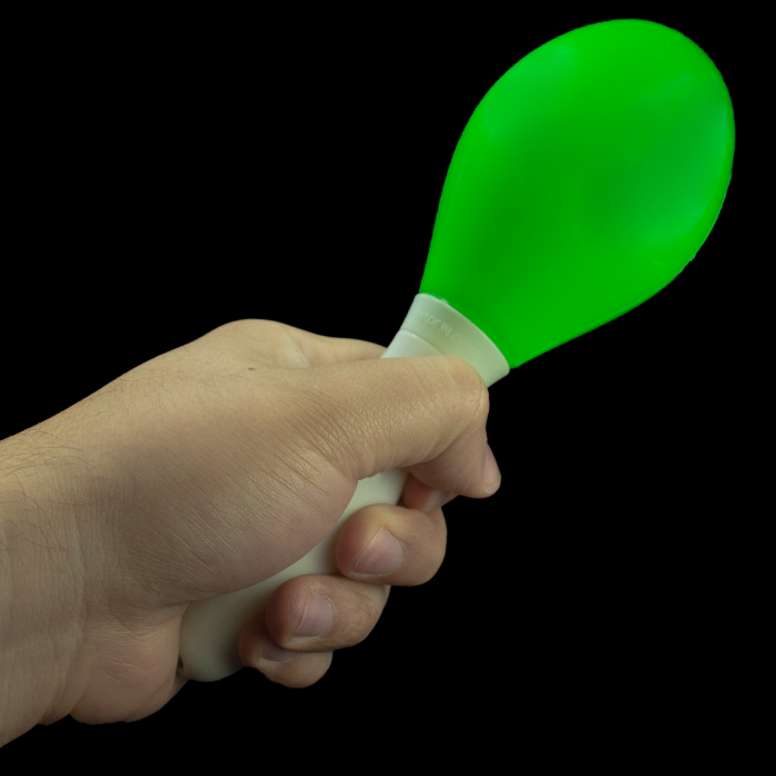 LED Light Up Maraca Supreme - Green 7 Inch