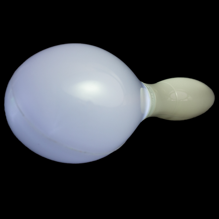 LED Light Up Maraca Supreme - White 7 Inch