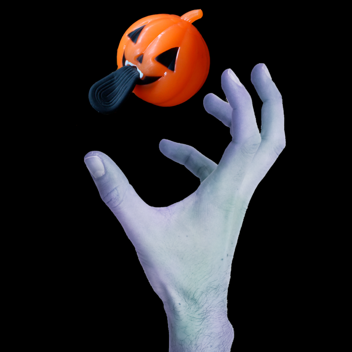 LED Light-Up Pumpkin Sling Shot