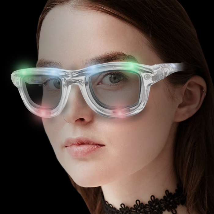LED Light-Up Classic Retro Sunglasses