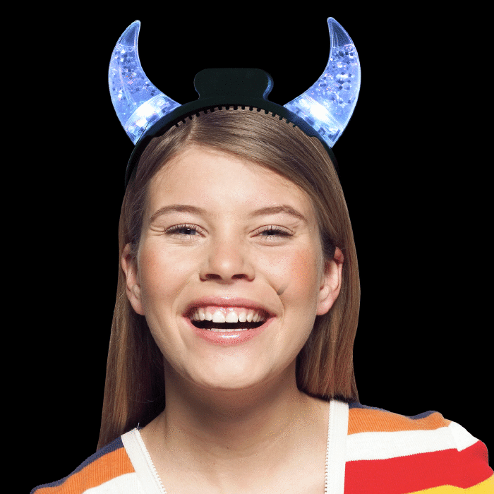 Light-Up Water Glitter Devil Horn