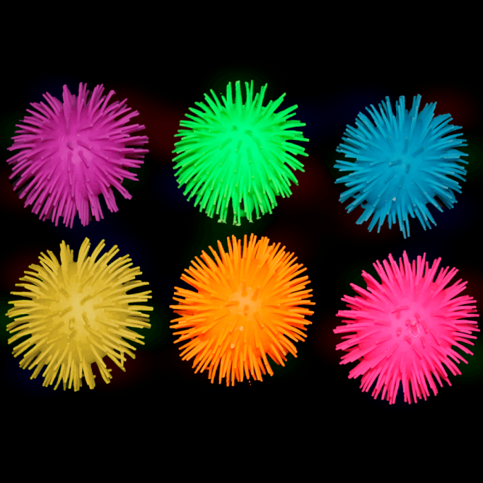 LED Flashing Pom-Pom Balls