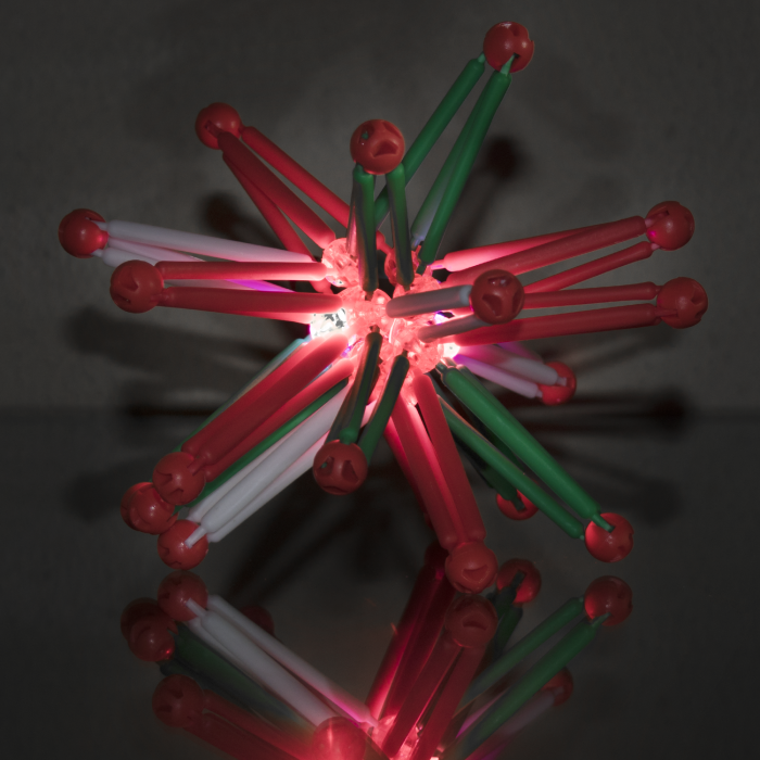 12" Holiday Light-Up Collapsible Ball